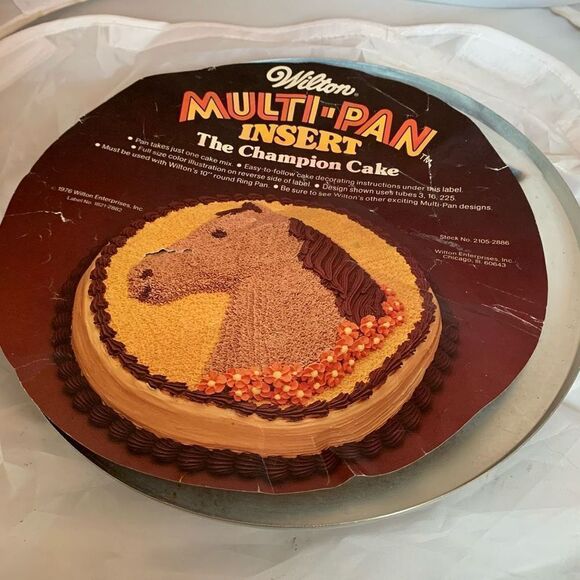 Vintage Wilton Multi-Pan Insert The Champion Cake - Picture 1 of 6